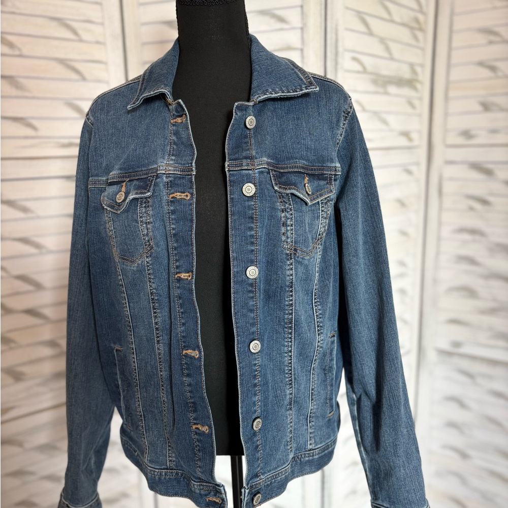 Maurices Light Blue Denim Jacket